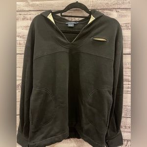 Black Ralph Lauren hooded naval inspired hoodie